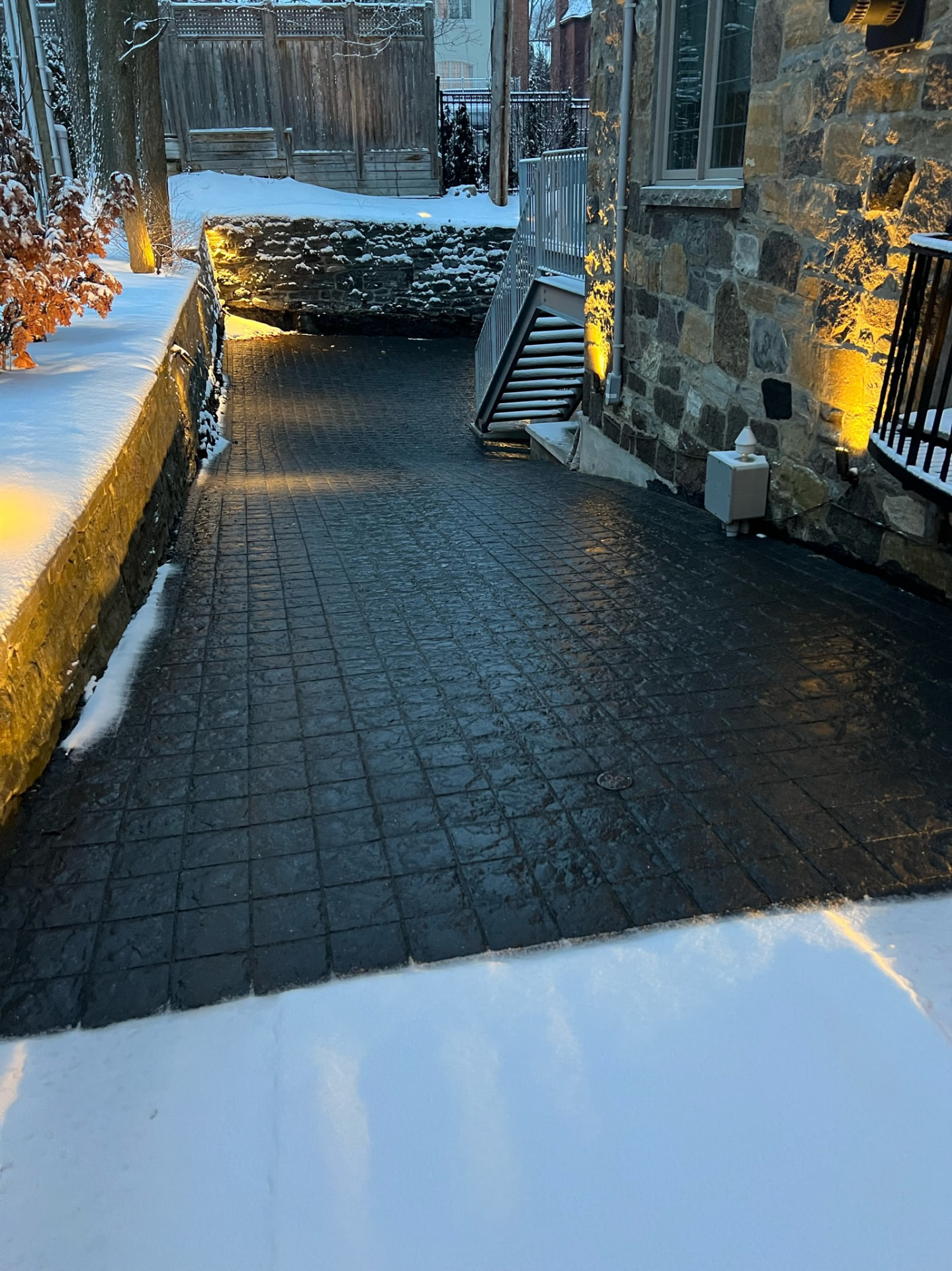 Heated pavement project